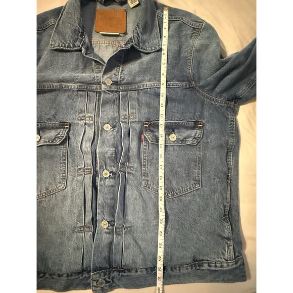 Levi’s Type 2 Selvedge Denim Jacket LVC Size XL Moto, Retro Preppy Classic - Picture 12 of 13